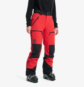 RevolutionRace Housut > Lasketteluhousut – Punainen – Accxel 2L Ski Pants Naiset Aura Red/Black, Koko:4XL