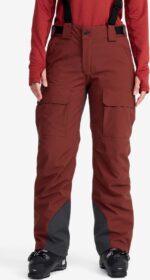 RevolutionRace > Housut > Lasketteluhousut – Punainen – AccXel Insulated 2L Ski Pants Naiset Earth, Koko:XS