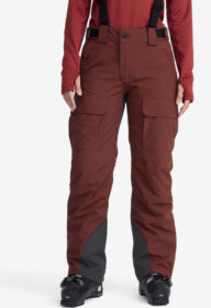 RevolutionRace > Housut > Lasketteluhousut – Punainen – AccXel 2L Insulated Ski Pants Naiset Earth, Koko:XS