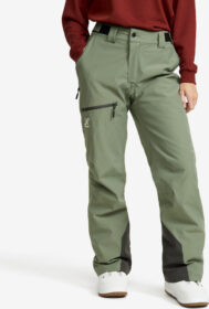 RevolutionRace > Housut > Lasketteluhousut – Vihreä – AccXel 2L Insulated Snow Pants Naiset Dusty Green, Koko:XS