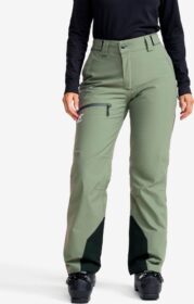RevolutionRace > Housut > Lasketteluhousut – Vihreä – AccXel Insulated 2L Snow Pants Naiset Dusty Green, Koko:M