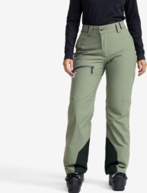 RevolutionRace > Housut > Lasketteluhousut – Vihreä – AccXel Insulated 2L Snow Pants Naiset Dusty Green, Koko:S