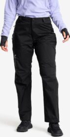 RevolutionRace > Housut > Sade- Ja Kuorihousut – Musta – Arcade 3L Lightweight Pants Naiset Black, Koko:XL