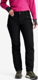 RevolutionRace > Housut > Sade- Ja Kuorihousut – Musta – Silence Proshell 3L Pants Naiset Black/Anthracite, Koko:XS