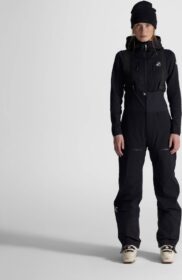 RevolutionRace Housut > Sade- Ja Kuorihousut – Musta – Ultra 3L Shell Bib Naiset Black, Koko:XL