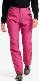 RevolutionRace Housut > Sade- Ja Kuorihousut – Pinkki – Silence Proshell 3L Pants Naiset Baton Rouge, Koko:M