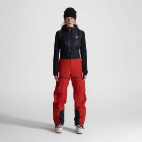 RevolutionRace Housut > Sade- Ja Kuorihousut – Punainen – Ultra 3L Shell Bib Naiset Aura Red, Koko:L