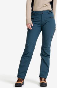 RevolutionRace > Housut > Sade- Ja Kuorihousut – Sininen – Silence Proshell 3L Pants Naiset Moonlit Ocean, Koko:4XL