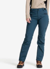 RevolutionRace Housut > Sade- Ja Kuorihousut – Sininen – Silence Proshell 3L Pants Naiset Moonlit Ocean, Koko:L