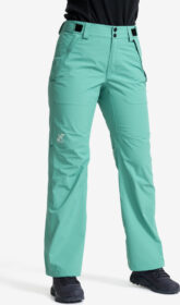 RevolutionRace > Housut > Sade- Ja Kuorihousut – Turkoosi – Cloud 3L Shell Pants Naiset Bristol Blue, Koko:2XL