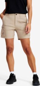 RevolutionRace Housut > Shortsit – Beige – Adventure Cargo Stretch Shorts Naiset Aluminium, Koko:2XL