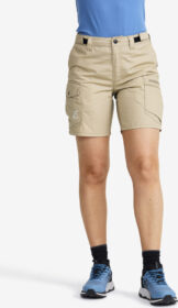 RevolutionRace > Housut > Shortsit – Beige – Rambler Lightweight Pro Shorts Naiset Aluminium/Brindle, Koko:2XL