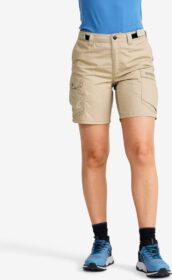 RevolutionRace Housut > Shortsit – Beige – Rambler Lightweight Pro Shorts Naiset Aluminium/Brindle, Koko:L
