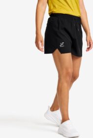 RevolutionRace > Housut > Shortsit – Musta – Rush Pro Shorts Naiset Black, Koko:L