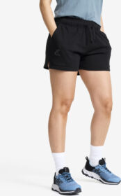 RevolutionRace > Housut > Shortsit – Musta – RVRC Sweat Shorts Naiset Black, Koko:S