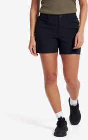 RevolutionRace > Housut > Shortsit – Musta – Twig High-waist Shorts Naiset Black, Koko:L