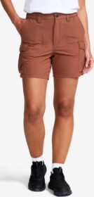 RevolutionRace > Housut > Shortsit – Pinkki – Adventure Cargo Stretch Shorts Naiset Pink Mahogany, Koko:XS