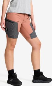 RevolutionRace > Housut > Shortsit – Pinkki – RVRC GP Shorts Naiset Pink Wood/Magnet, Koko:M