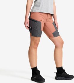 RevolutionRace Housut > Shortsit – Pinkki – RVRC GP Shorts Naiset Pink Wood/Magnet, Koko:S