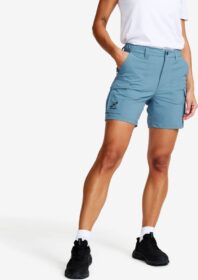 RevolutionRace Housut > Shortsit – Sininen – Adventure Cargo Stretch Shorts Naiset Captain’s Blue/Peyote, Koko:XL