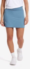RevolutionRace > Housut > Shortsit – Sininen – Rise 2-in-1 Skirt Naiset Captain’s Blue, Koko:2XL