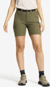 RevolutionRace > Housut > Shortsit – Vihreä – Elevate Pro Hiking Shorts Naiset Kalamata, Koko:2XL