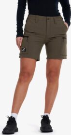 RevolutionRace > Housut > Shortsit – Vihreä – Nordwand Stretch Shorts Naiset Moss Gray, Koko:XL