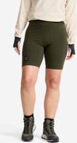 RevolutionRace > Housut > Shortsit – Vihreä – Summit Short Tights Naiset Rosin Green, Koko:3XL