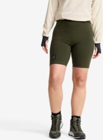 RevolutionRace Housut > Shortsit – Vihreä – Summit Short Tights Naiset Rosin Green, Koko:M
