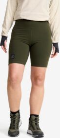 RevolutionRace > Housut > Shortsit – Vihreä – Summit Short Tights Naiset Rosin Green, Koko:XL