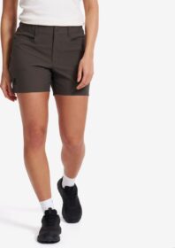 RevolutionRace Housut > Shortsit – Vihreä – Twig High-waist Shorts Naiset Moss Gray, Koko:XL