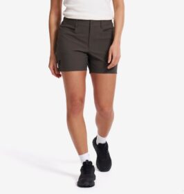 RevolutionRace Housut > Shortsit – Vihreä – Twig High-waist Shorts Naiset Moss Gray, Koko:S