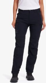 RevolutionRace Housut > Softshell-housut – Musta – Edge High-waist Stretch Pants Naiset Black, Koko:XL