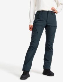 RevolutionRace > Housut > Softshell-housut – Sininen – Hiball Softshell Pants Naiset Blueberry, Koko:3XL