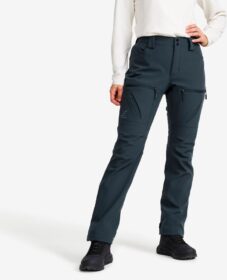 RevolutionRace Housut > Softshell-housut – Sininen – Hiball Softshell Pants Naiset Blueberry, Koko:M