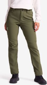 RevolutionRace Housut > Softshell-housut – Vihreä – Hiball Essential Softshell Pants Naiset Grape Leaf, Koko:XS