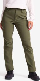 RevolutionRace > Housut > Softshell-housut – Vihreä – Hiball Essential Softshell Pants Naiset Grape Leaf, Koko:XS