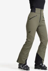 RevolutionRace Housut > Softshell-housut – Vihreä – Raise Softshell Ski Pants Naiset Kambaba Green, Koko:2XL