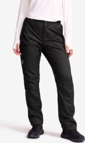 RevolutionRace > Housut > Tuulenpitävät Housut – Musta – Brisk Tech Fleece-lined Pants Naiset Black, Koko:S
