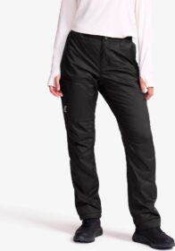 RevolutionRace Housut > Tuulenpitävät Housut – Musta – Brisk Tech Fleece-lined Pants Naiset Black, Koko:XL