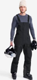 RevolutionRace > Lasketteluhousut – Musta – Atlas 3L Ski Bib Pants Miehet Black, Koko:2XL
