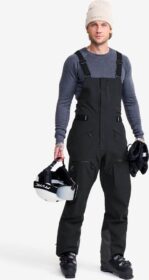 RevolutionRace Lasketteluhousut – Musta – Atlas 3L Ski Bib Pants Miehet Black, Koko:M