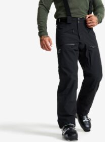 RevolutionRace Lasketteluhousut – Musta – Atlas 3L Ski Pants Miehet Black, Koko:XL