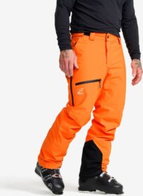 RevolutionRace > Lasketteluhousut – Oranssi – AccXel Insulated 2L Snow Pants Miehet Persimmon Orange, Koko:4XL