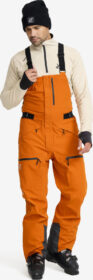 RevolutionRace > Lasketteluhousut – Oranssi – Atlas 3L Ski Bib Pants Miehet Hawaiian Sunset, Koko:XS
