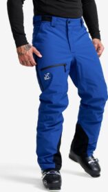RevolutionRace > Lasketteluhousut – Sininen – AccXel Insulated 2L Snow Pants Miehet Surf the Web, Koko:S