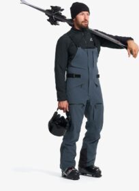 RevolutionRace Lasketteluhousut – Sininen – Atlas 3L Ski Bib Pants Miehet India Ink, Koko:2XL