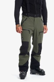 RevolutionRace Lasketteluhousut – Vihreä – Accxel 2L Ski Pants Miehet Kambaba Green/Black, Koko:L