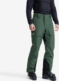 RevolutionRace > Lasketteluhousut – Vihreä – AccXel Insulated 2L Ski Pants Miehet Garden Topiary, Koko:4XL