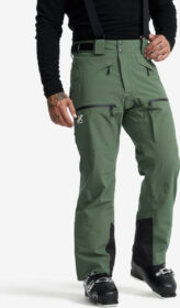 RevolutionRace > Lasketteluhousut – Vihreä – Atlas 3L Ski Pants Miehet Garden Topiary, Koko:L